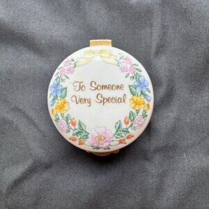 "To Someone Very Special" Trinket Box Falcon China Straffordshire England